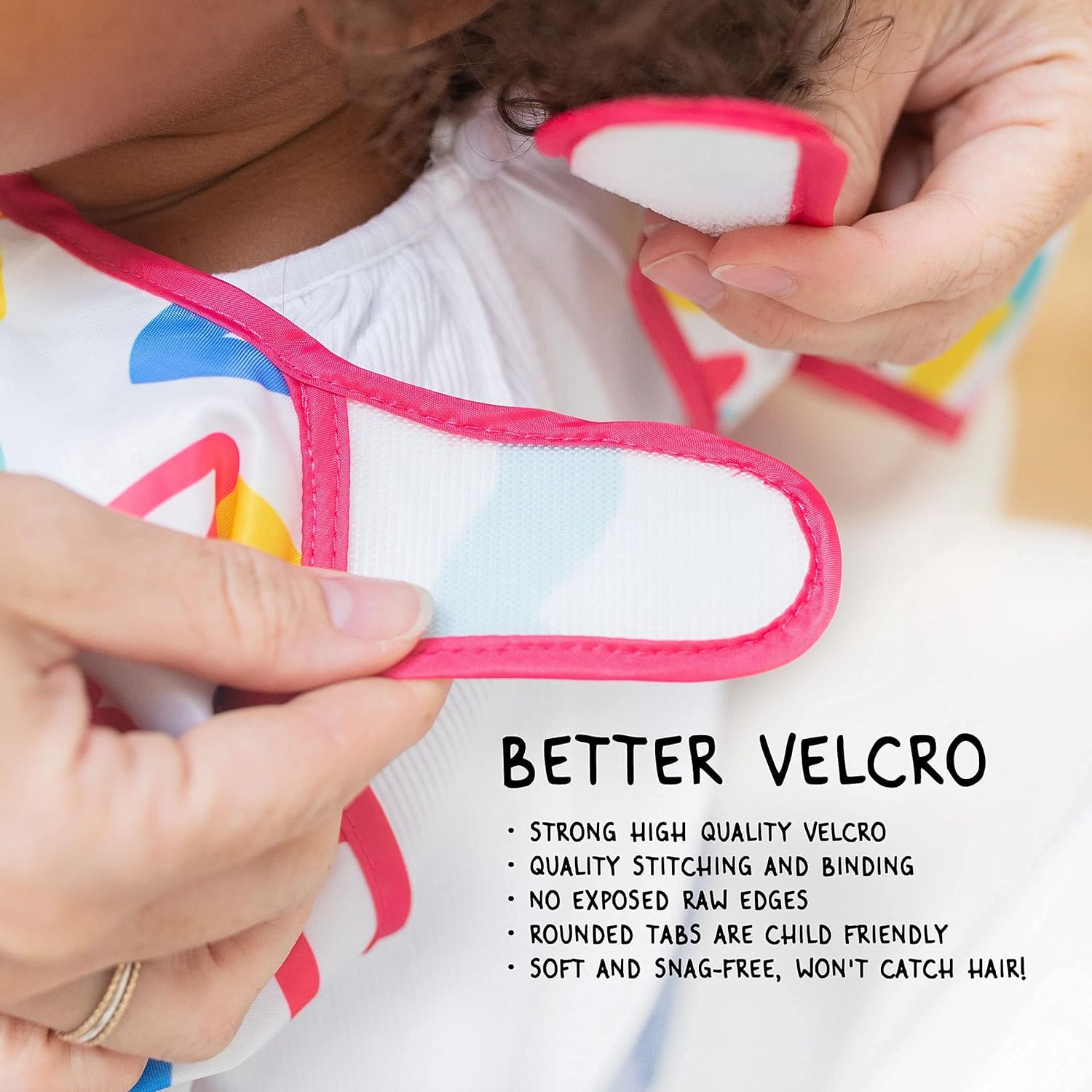 Tiny Twinkle Mess Proof Baby Bib, 2 Pack Long Sleeve Bib Outfit, Waterproof Bibs for Toddlers, Machine Washable, Tug Proof… - Image 7